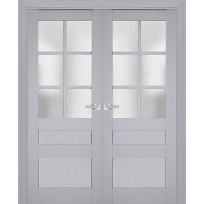 Portes françaises en bois givré Veregio