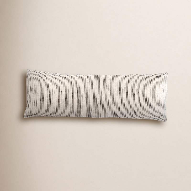 Coussin en coton Saxon, Inférieur, 14 po x 40 po