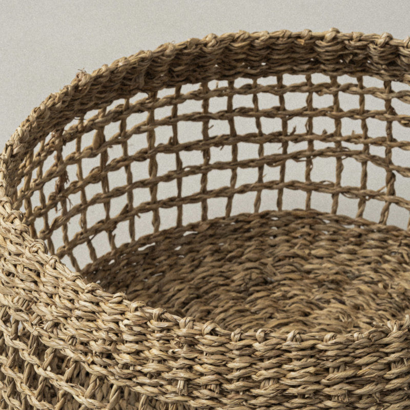 Panier en ruppie maritime Siwa - petit, 8.16, H 6 po x l 10 po x P 10 po