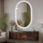 Miroir de salle de bain 48 po x 30 po à fixation murale à DEL avec écran tactile antibrouillard, miroir de coiffeur-1404269130