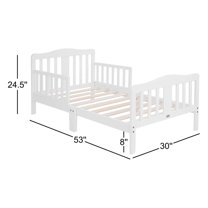 Buntine Kids Toddler Bed Toddler Beds, White