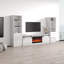 Meuble audio-vidéo moderne avec foyer électrique 120,5 po Fiorenze-1238920229