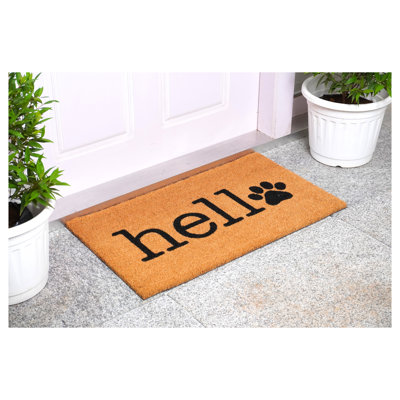Eb Non-Slip Animal Print Indoor Only;Outdoor Doormat