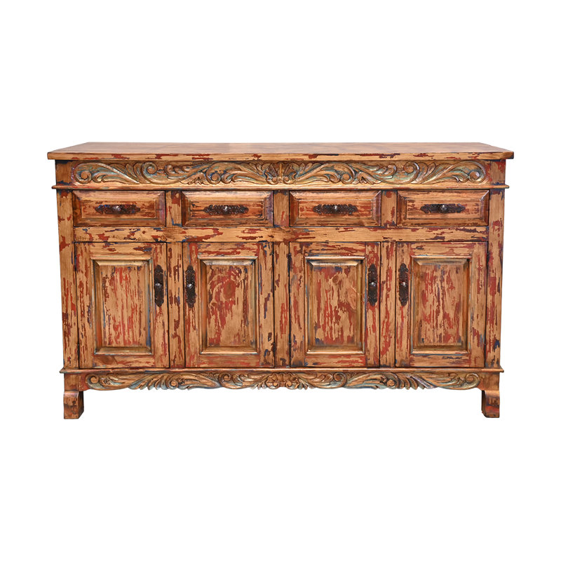 Buffet couleur vieillie