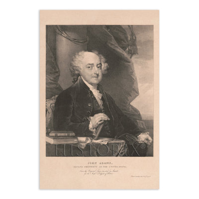 1828 John Adams sur papier