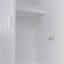 Armoire, armoire à deux portes, deux tablettes, tringle