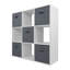 Jane 3x3 Bookcase with 5 Baskets-1170503505