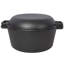 Cocotte en fonte pré-assaisonnée 3 en 1