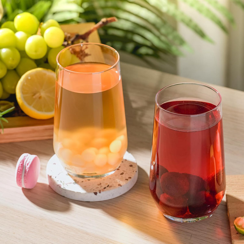 Ensemble de 6 verres à eau en cristal 16,4 oz
