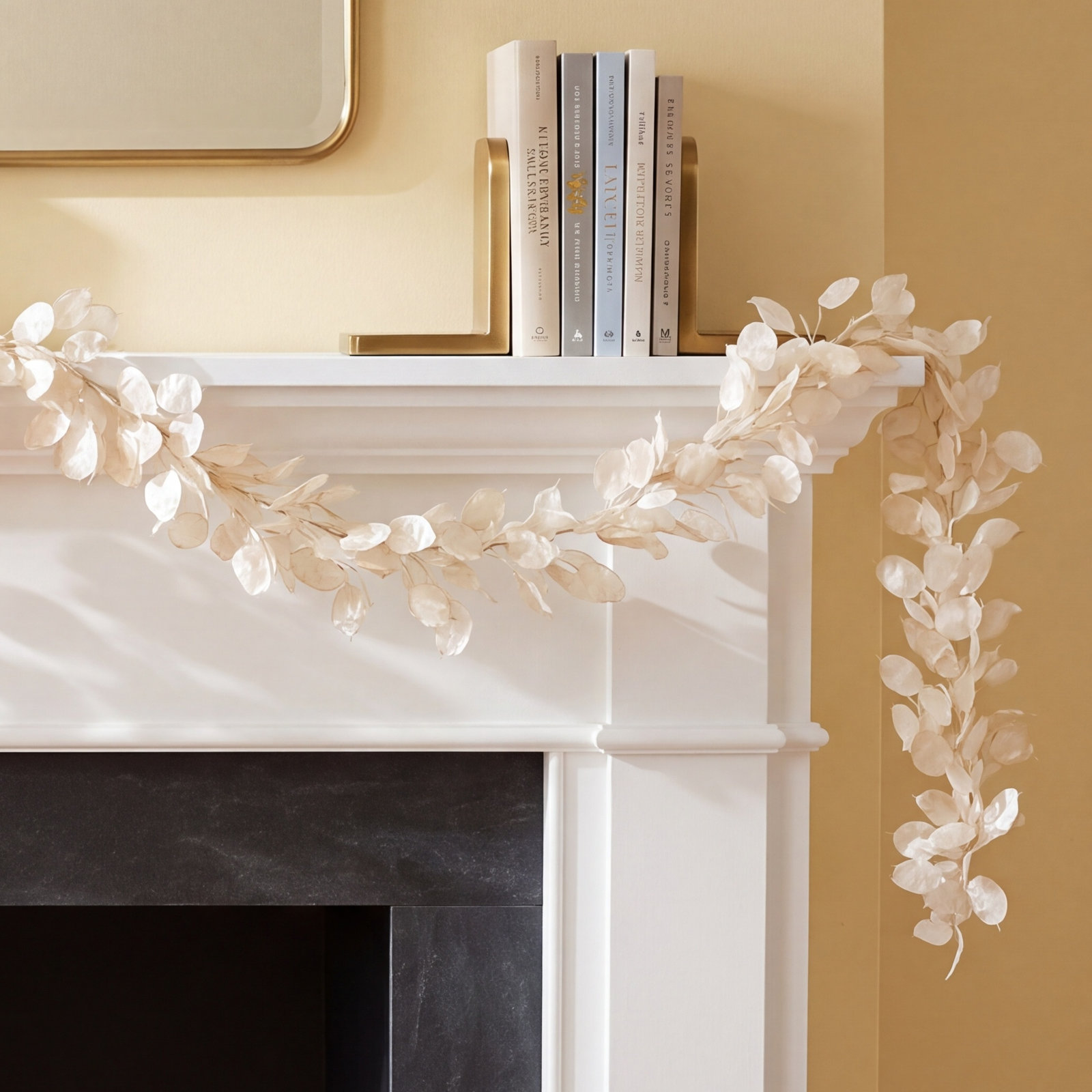 Faux Translucent Garland, 12' L