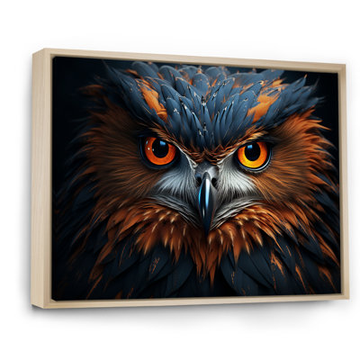 Chouette, portrait de sagesse sur toile