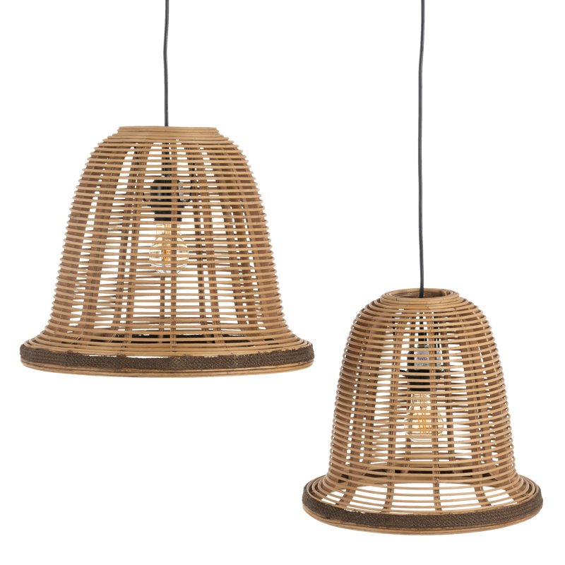 Cirebon 2 - Light Natural Bell Pendant