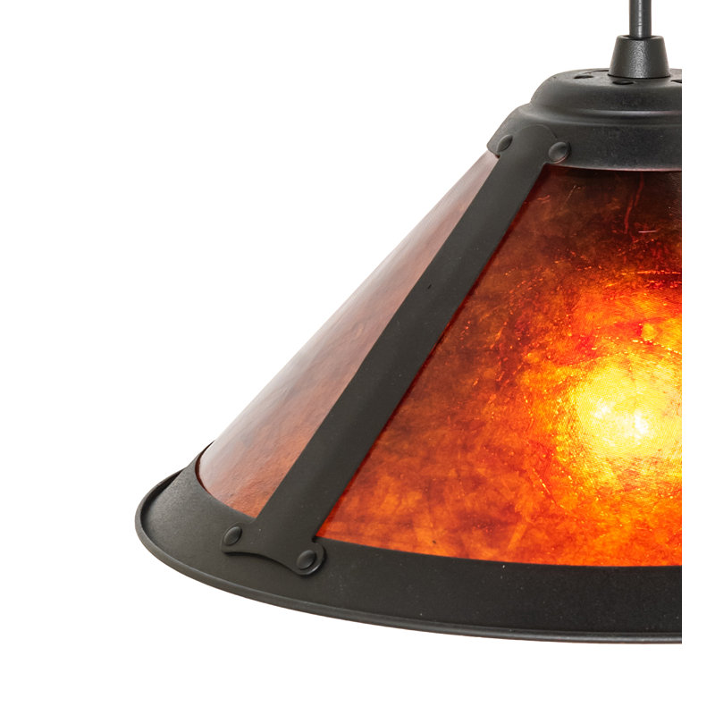 Luminaire suspendu 12 po de large
