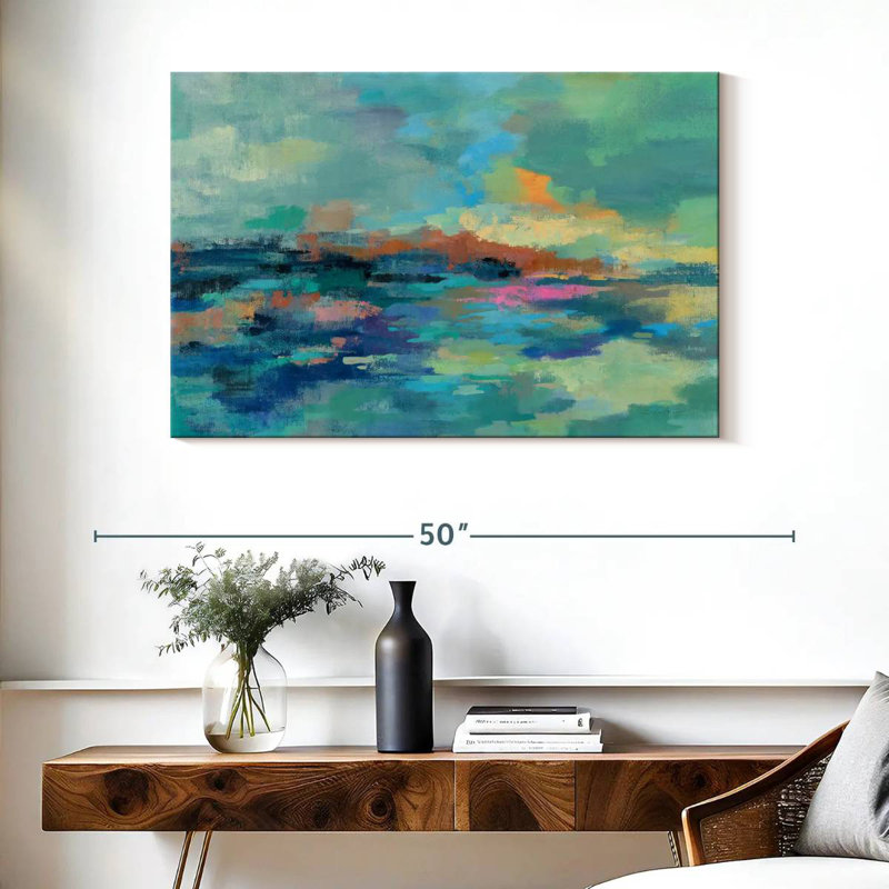 Avery Summer Seaside Abstract, H 26 po x l 39 po