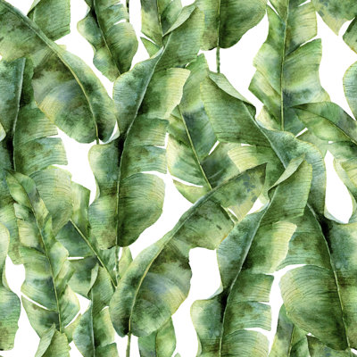 Springport Banana Palm Leaves 1 Piece Wrapped Canvas Wall Art