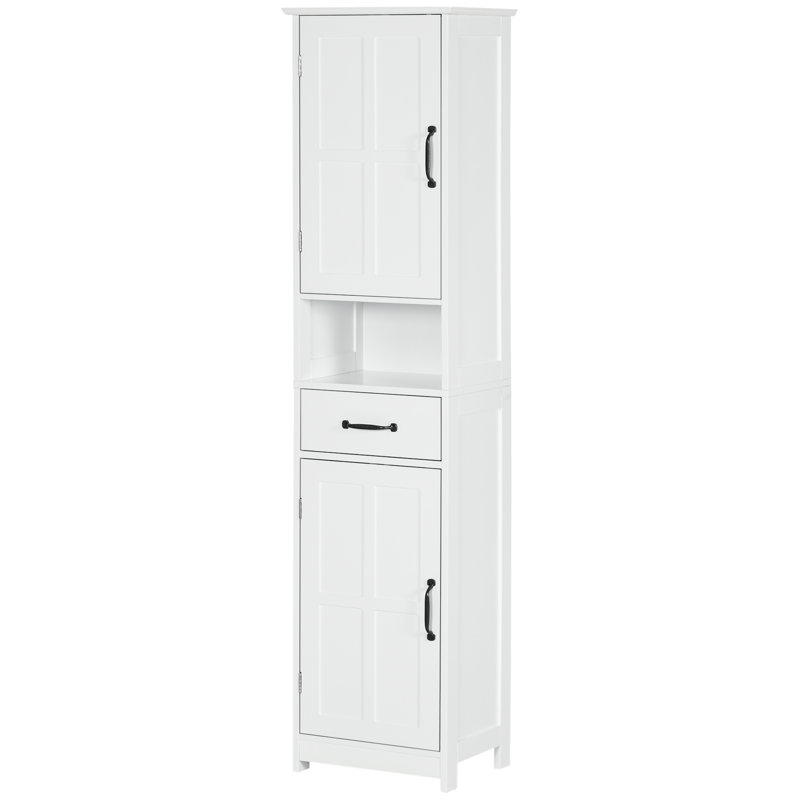 Bathroom Storage Cabinet, Tall Bathroom Cabinet With Drawer, Modern Style Cabinet For Bathroom
