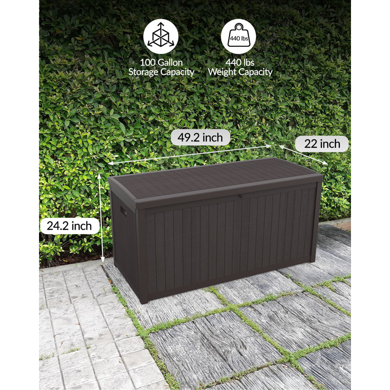 Plastic Box Set, Brown