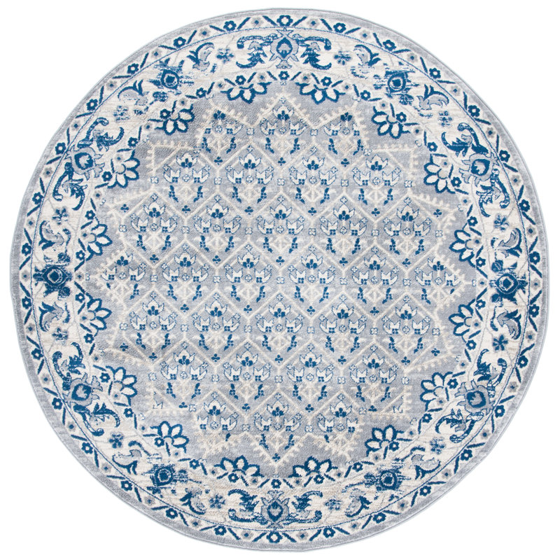Alima Performance Oriental Rug, Round 6'7"