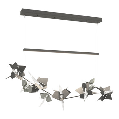 Belladonna Kitchen Island LED Pendant with Crystal Accents