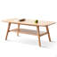Table basse avec plateau central 100% bois massif