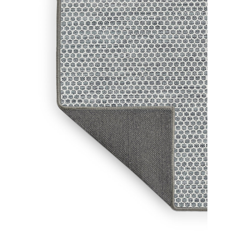 Tapis contemporain gris / noir, Rectangle de 3 pi x 5 pi