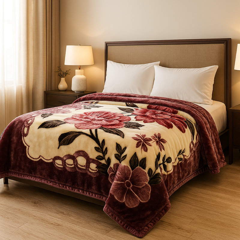 Luxury Plush Mink Blanket King Size Heavyweight Soft and Warm