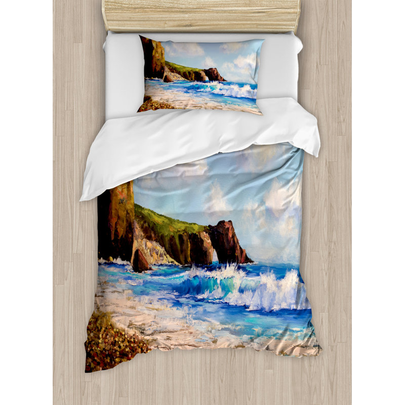 Coastal Polyester Duvet Cover