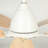 Karlena 52'' Modern Dimmable Ceiling Fan with Light and Remote 6-Speed APP Timer Reversible DC Motor