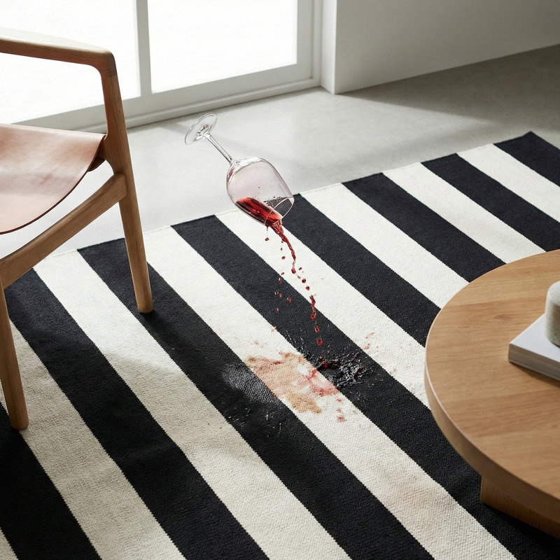 Adosinda Machine Washable Area Rug Living Room Bedroom Bathroom Kitchen Pet Friendly Stain Resistant, Rectangle 6' x 9'