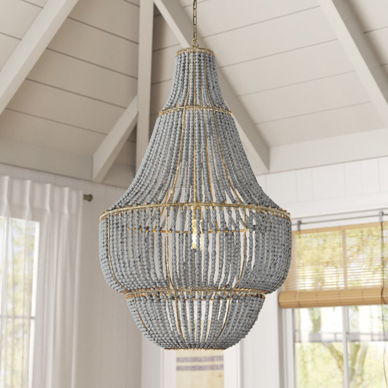 Luminaire suspendu géométrique 1 lumière Aidescombe, Gris