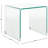 Bhavith Glass Top End Table