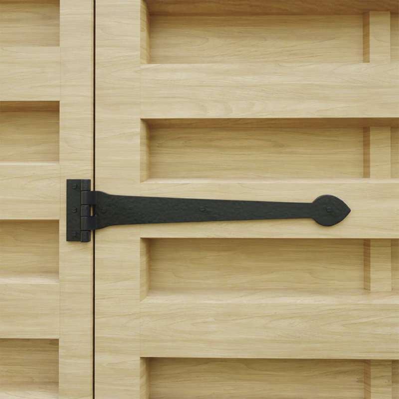 Charnière de sangle de porte à embout en fer forgé
