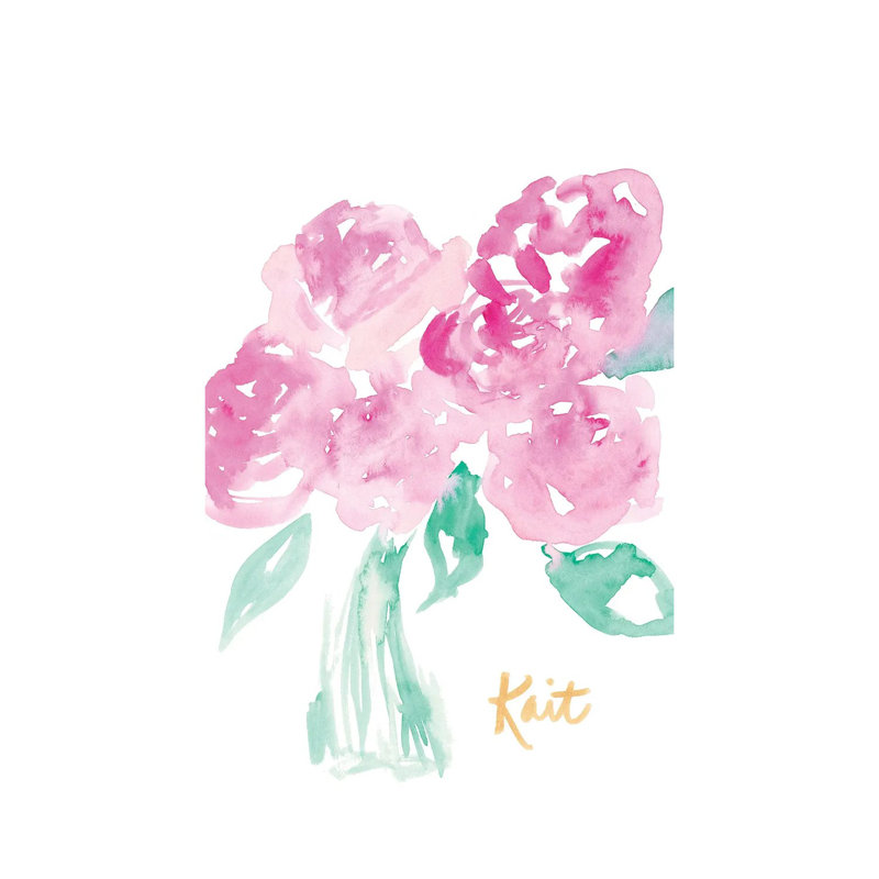 Pretty In Pink by Kait Roberts - Wrapped Canvas Print, 20.32 cm H x 30.48 cm W