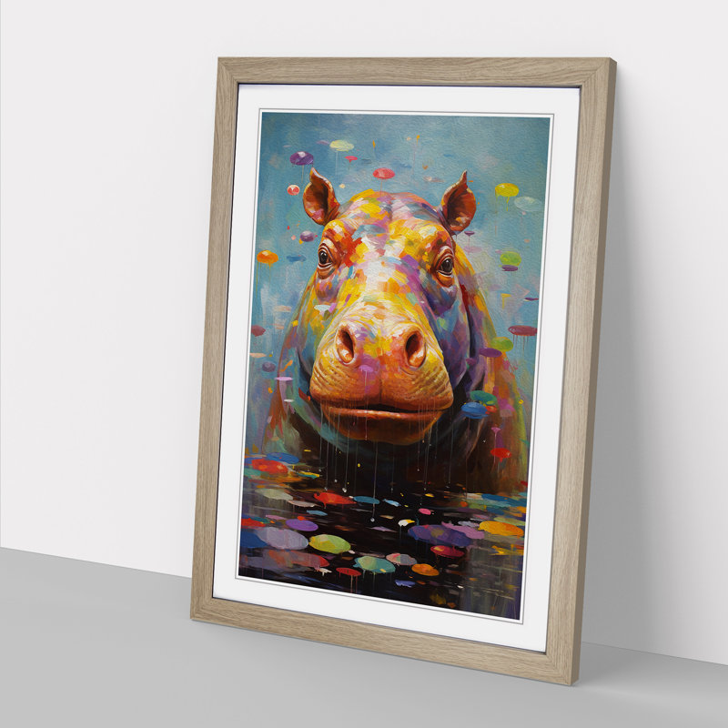 Hippo Dadaism - Framed Print
