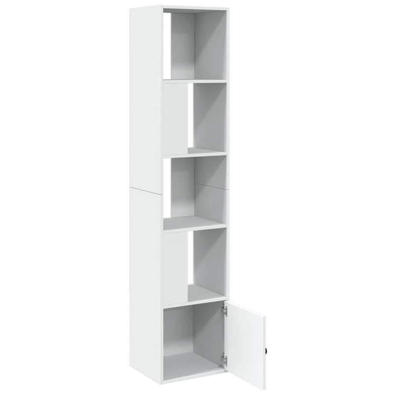 Ayona 189cm H x 40cm W Bookcase, White