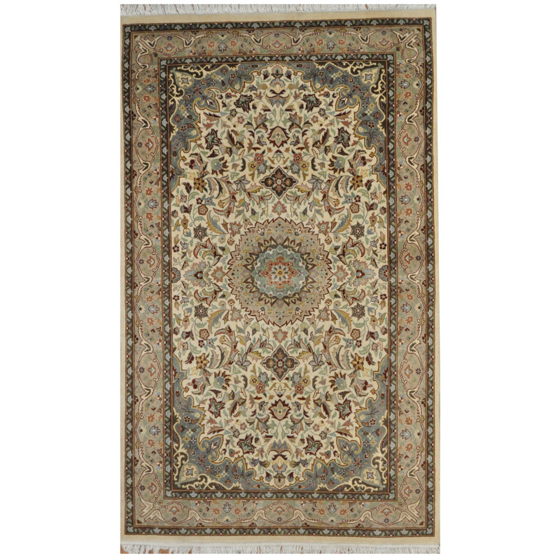 Dhirpal Wool Floral Indoor Rug
