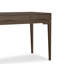 Bureau d'écriture Mid-Century moderne en bois massif 60 po avec 2 tiroirs et plateau à clavier rabattable Harper-1386060011-1386060010