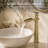 VanoFall Waterfall Vessel Gold Single Hole, Single Handle With Drain Assembly-97742743