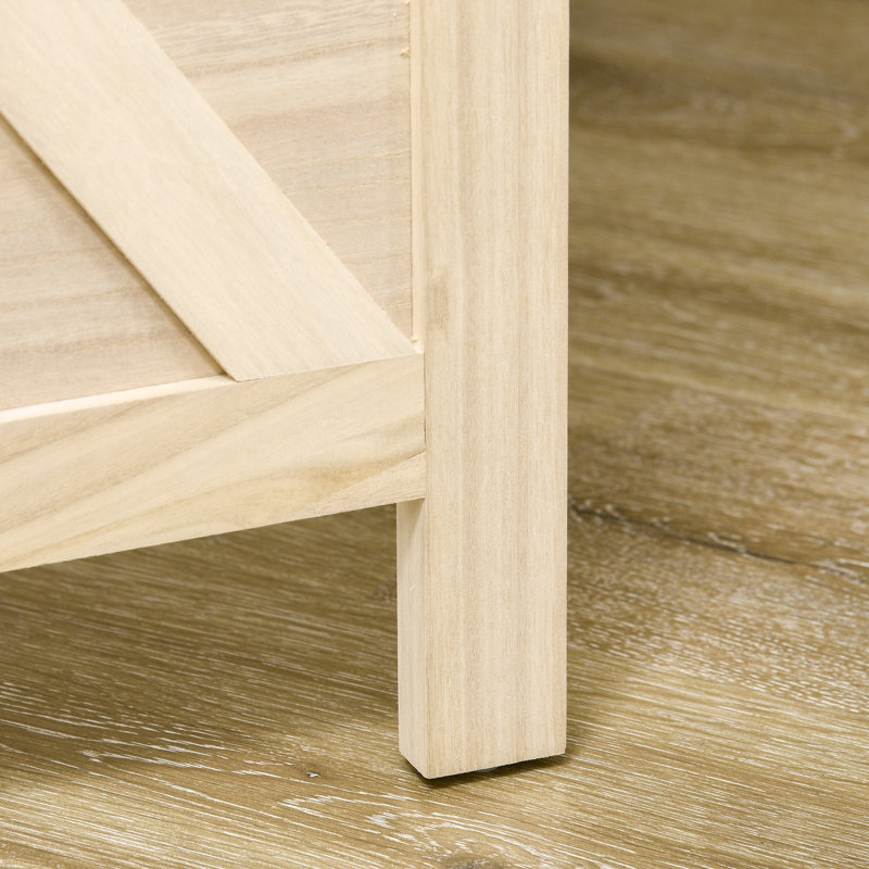 Paravent de bureau de 4,7 pi de hauteur, cloison pliante portative en bois, cloison naturelle avec design avant-gardiste pour bureau, écran élégant