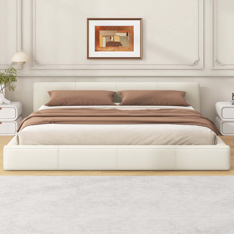 Lit tapissier élégant pour la chambre à coucher, Très grand lit