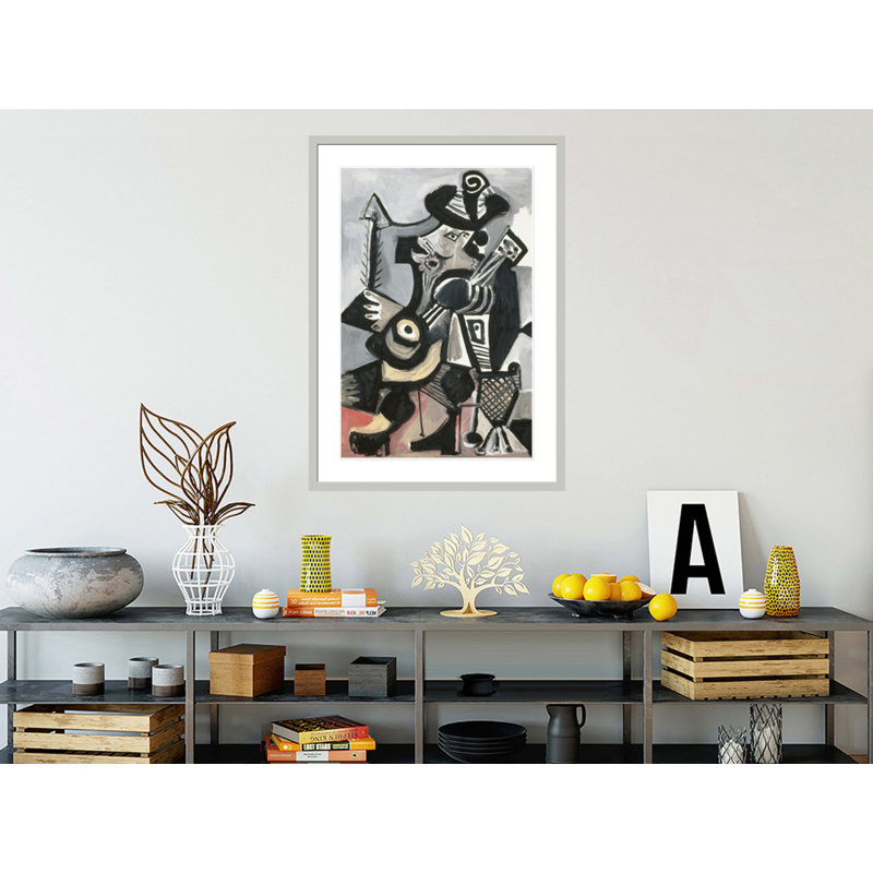 «Musicien» par Pablo Picasso, impression giclée encadrée, H 41,5 po x l 29,89 po