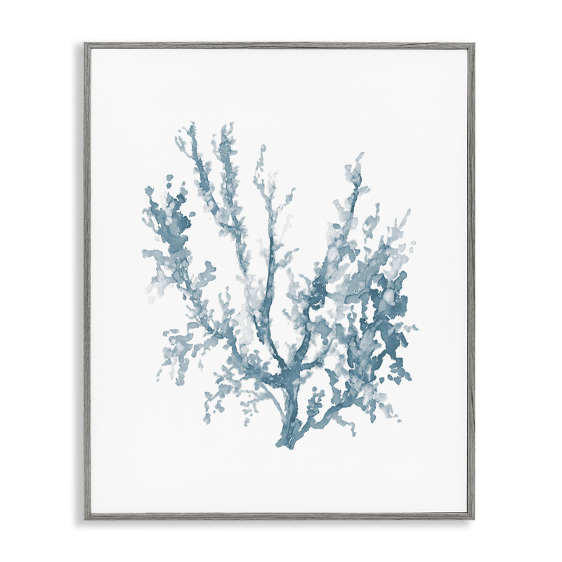 Illustration de giclée de corail à motif abstrait doux, design par Carol Robinson, H 30 po x l 24 po