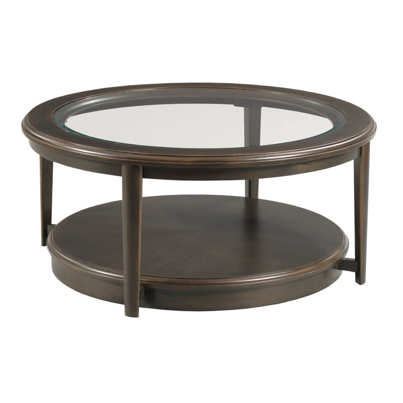 ROUND COFFEE TABLE W/CASTERS
