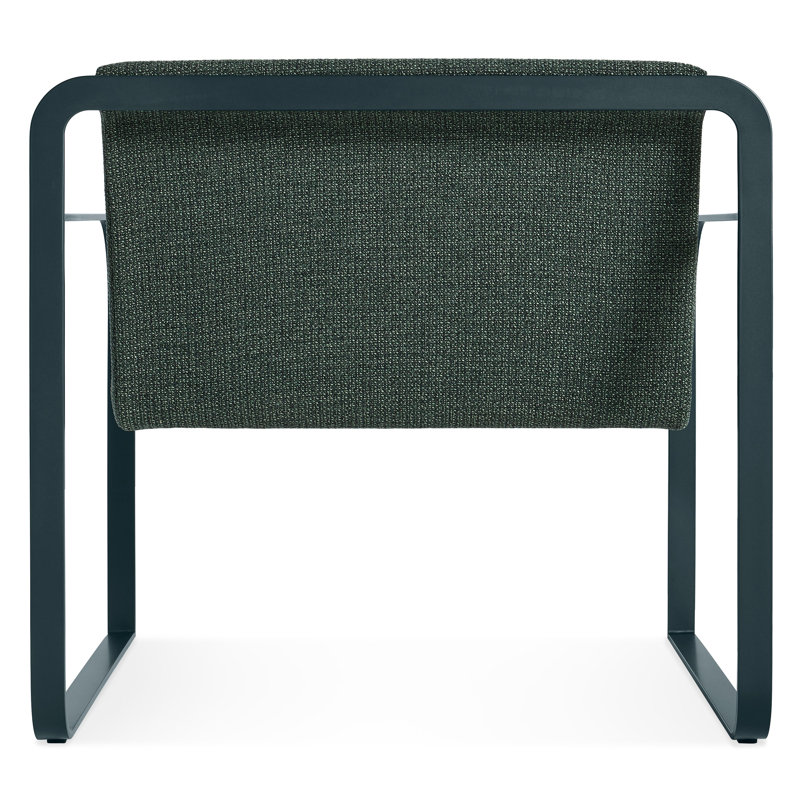 Skald Lounge Chair, Maharam Mantle in Parsley Polyeter Blend, Matte Green