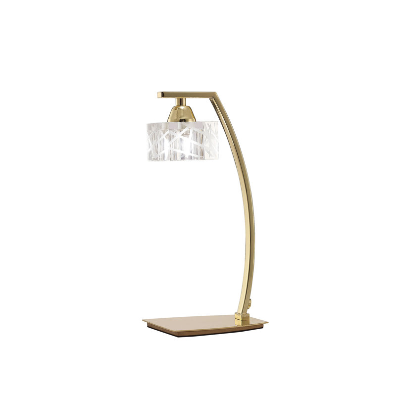 Waut Metal Arched Lamp, Brass