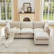 106.38” W Oversized 4-Seater Modular Sofa,L Shape