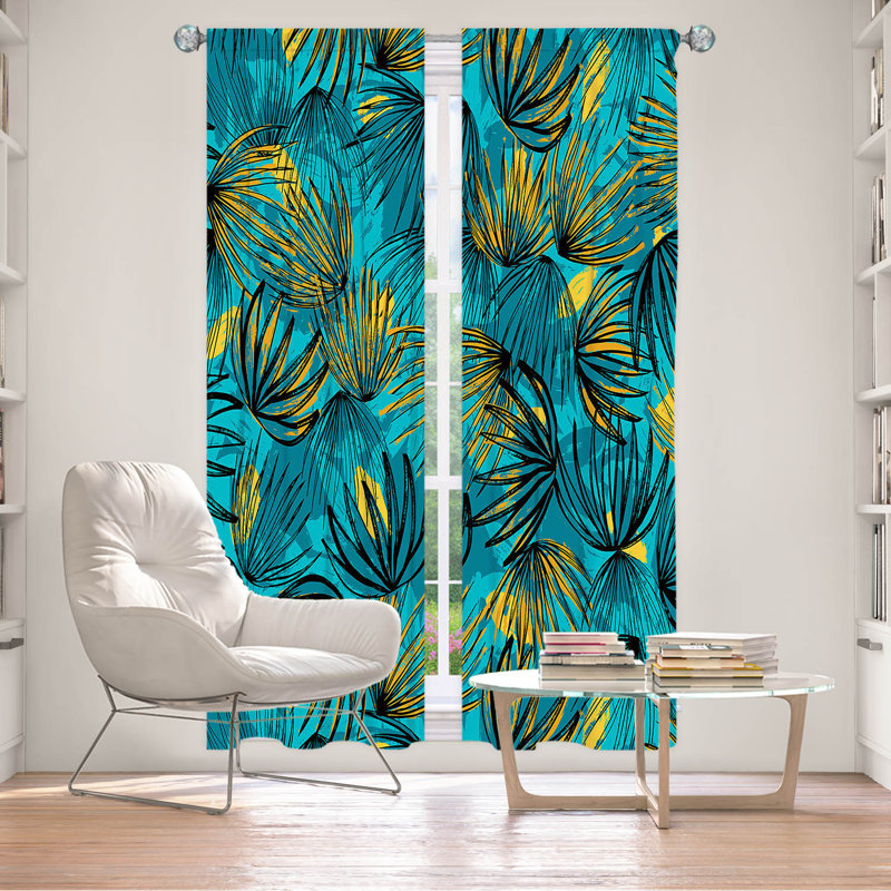 Paire de rideaux obscurcissant en polyester Donelle, L 20 po x L 82 po