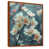 Toile avec cadre flottant brun