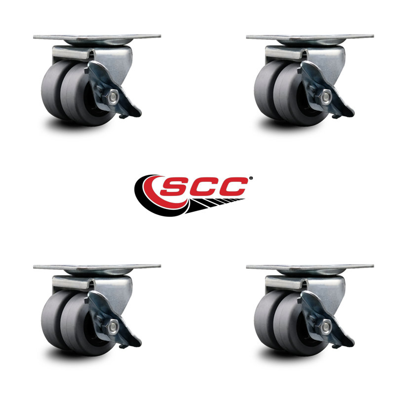 Low Profile Thermoplastic Caster
