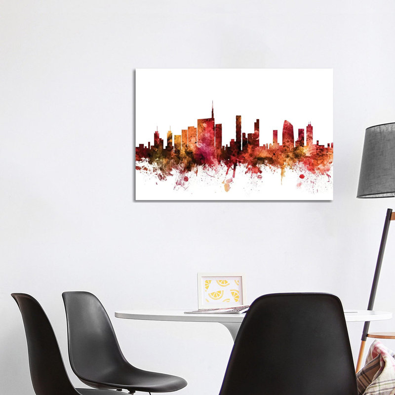 Milan, Italy Skyline by Michael Tompsett - Wrapped Canvas Gallery-Wrapped Canvas Giclée, 101.6 cm H x 66.04 cm W x 3.175 cm D